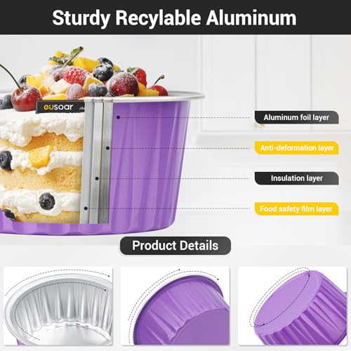 Creme Brulee Ramekins Disposable (Lavender / 60pcs)