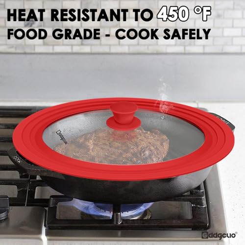 Universal Pan Lids (Red / 11''-12''-13'')