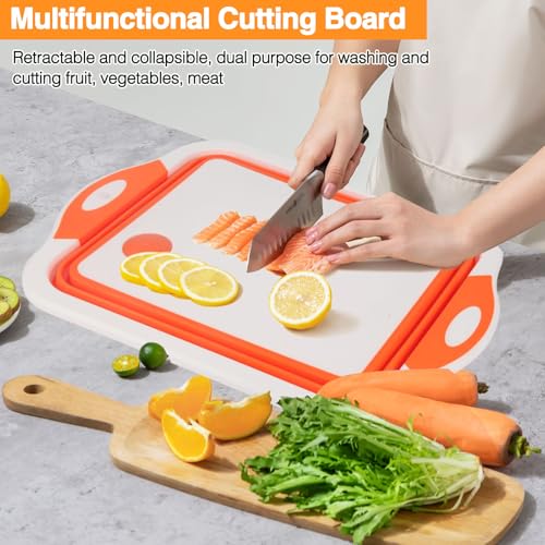 Collapsible BBQ Prep Tub (Orange)
