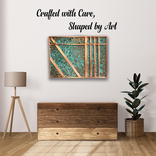 Handmade Copper Wall Art for Home (patina of modern / 13.7 x 19.7 in (Rectangular))