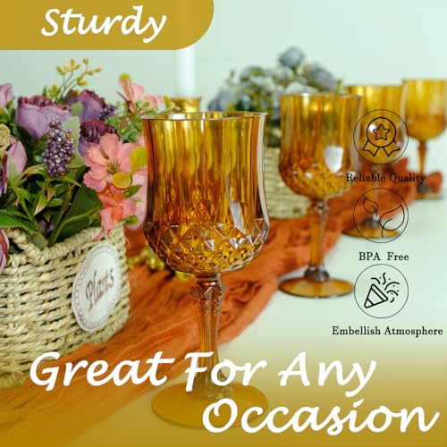 24Pack Plastic Wine Glasses (24 Count)