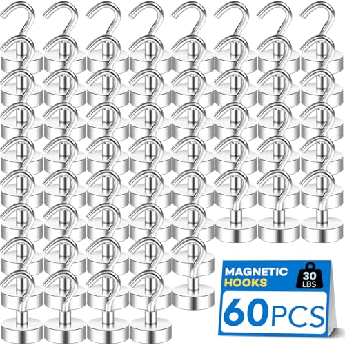 Magnetic Hooks for Cruise Essentials 2026 Cabins Door 60 Pack