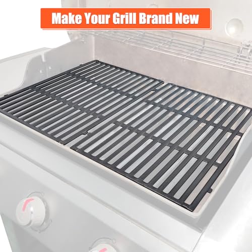 18.75 Inch Cast Iron Grill Grates for Weber Genesis II 300 Series (18.75" Weber Genesis II 300)