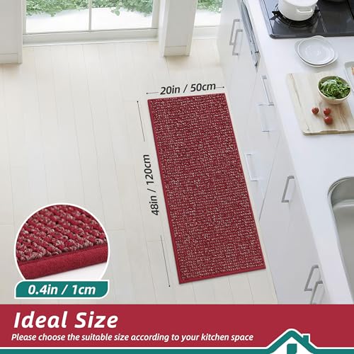 Kitchen Runner Rugs 20"x48" (Red / 20" X 48" (Rectangular))