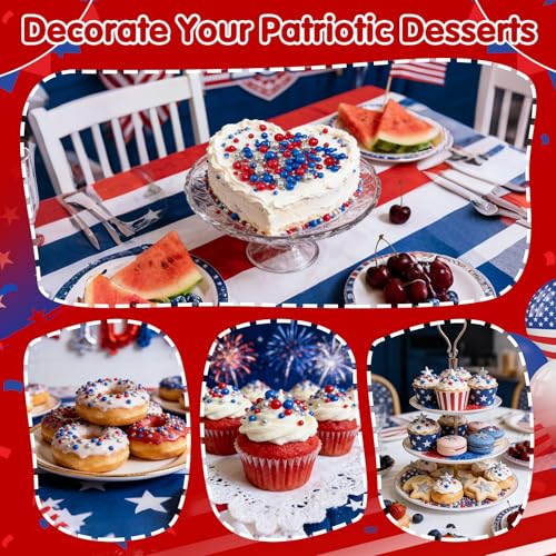 Edible Patriotic Sprinkles (Patriotic Pearl)