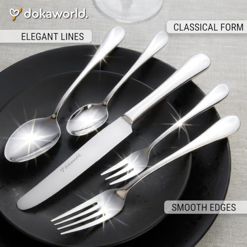 Stainless Steel Flatware (Modern Metallic)
