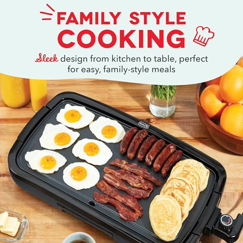 Deluxe Everyday Electric Griddle (Cool Gray)