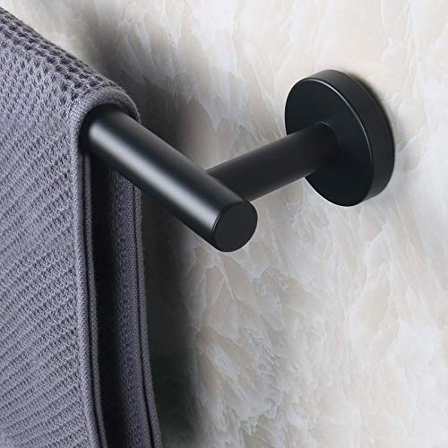Bath Towel Bar (Matte Black / 24 Inch)