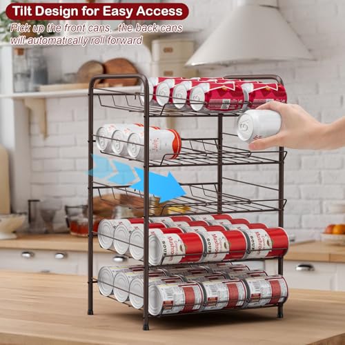Can Rack Organizer Soda Can Storage Drink Holder for Pantry