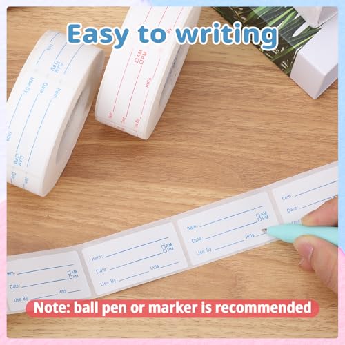 8 Rolls 4000 Pieces Removable Food Labels