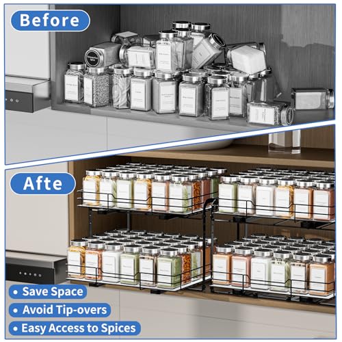 2 Tier Pull Out Spice Rack