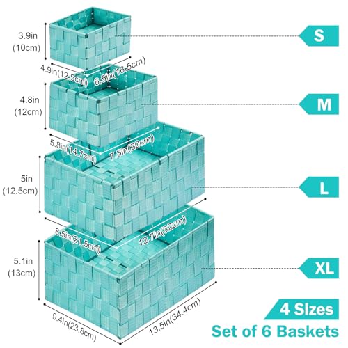 Storage Baskets (6 Count)