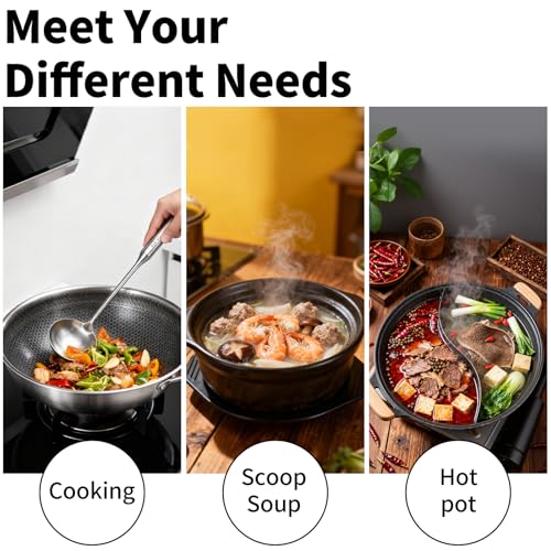 13.4" 304 Stainless Steel Soup Ladle (M)