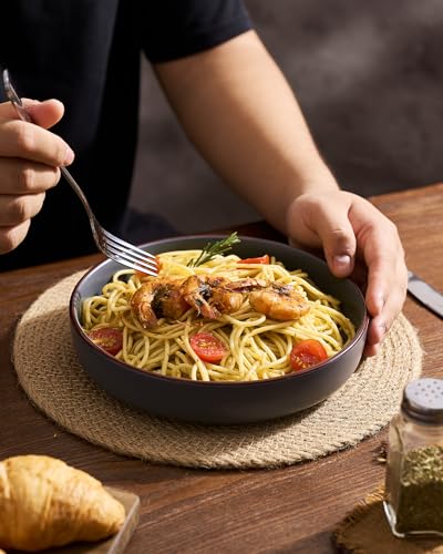 Mercury Pasta Bowls Set of 8 (Charcoal / 8 pcs)