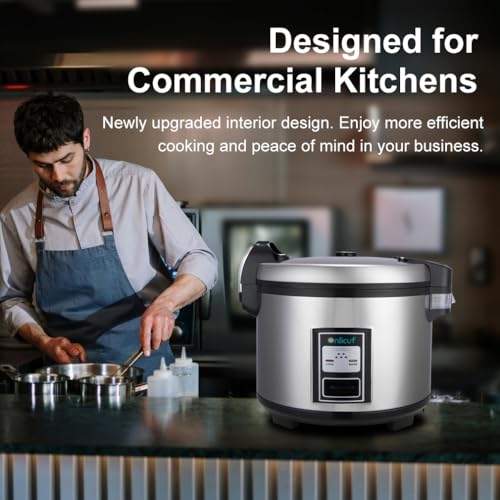 Commercial Rice Cooker 35 Cups Uncooked (Oversize)