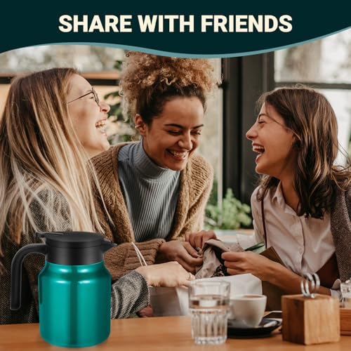 Insulated Coffee Carafe (Agave Teal / 33.8 Ounces)