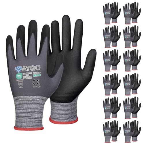 Safety Work Gloves (12 Count)