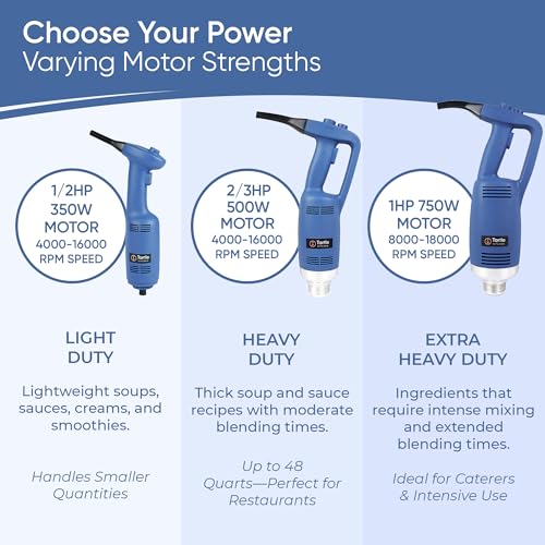 TK Commercial Immersion Blender 350W Light Duty for Restaurants