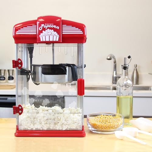 Stir Crazy Movie Theater Popcorn Popper (Red)
