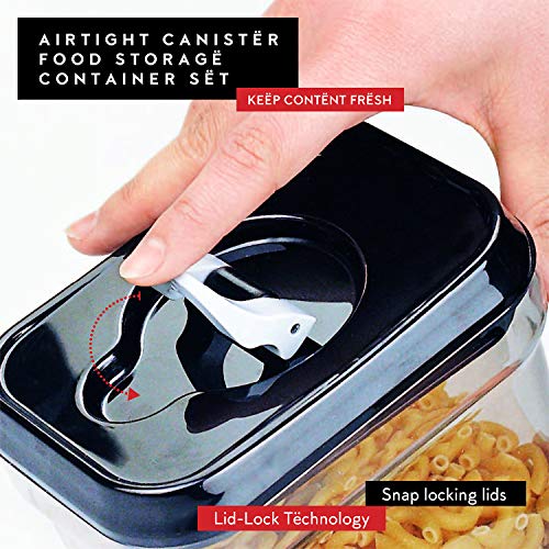 Set of 6 Mini Airtight Food Storage Containers with Lids (05 - 0.3 liter (Set of 6))