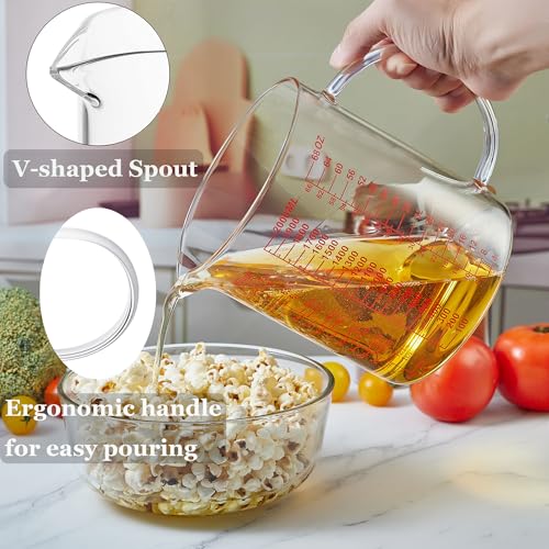 Glass Measuring Cup (2000ml/64OZ)