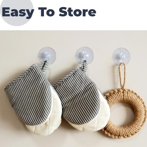 1 Pair Mini Oven Mitts (Gray)