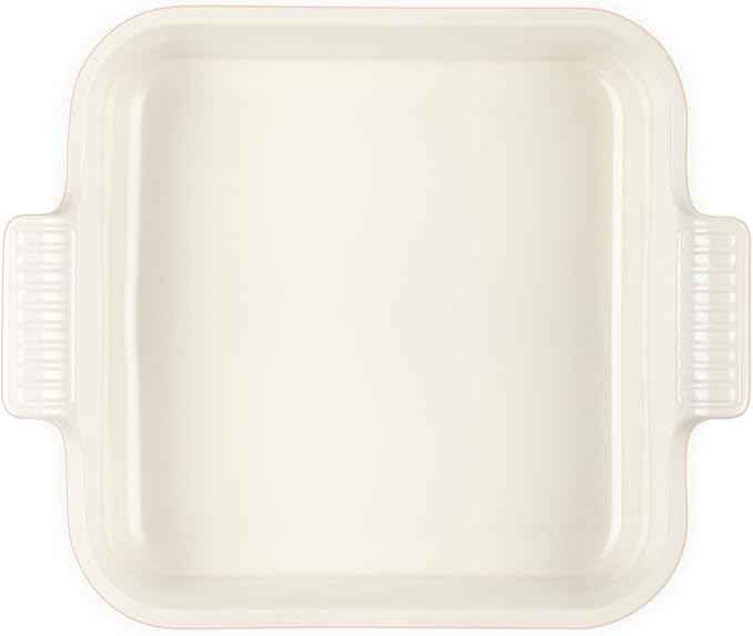 Le Creuset Stoneware Heritage Square Dish, 3 qt. (9"), Peche