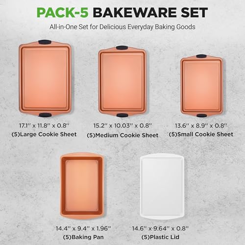 25 Piece Baking Pan Set (Set of 25)