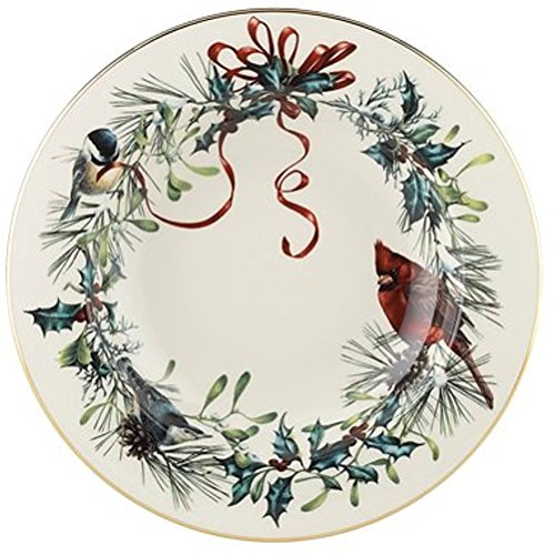 6089122 Winter Greetings Rimmed Bowl (Pasta/Rimmed Soup Bowl)