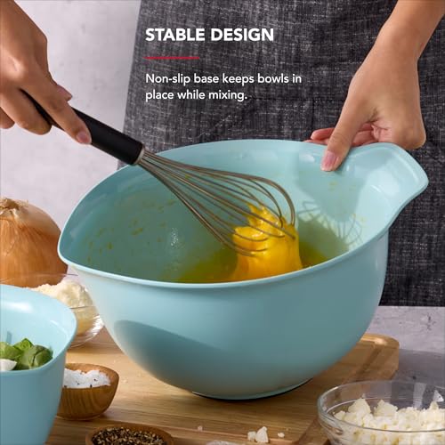 Universal Nesting Plastic Mixing Bowls (Mineral Water / Set of 3)