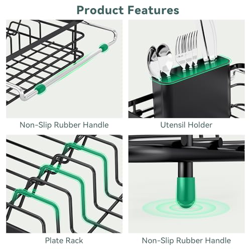 in Sink Dish Drying Racks (Large Size)