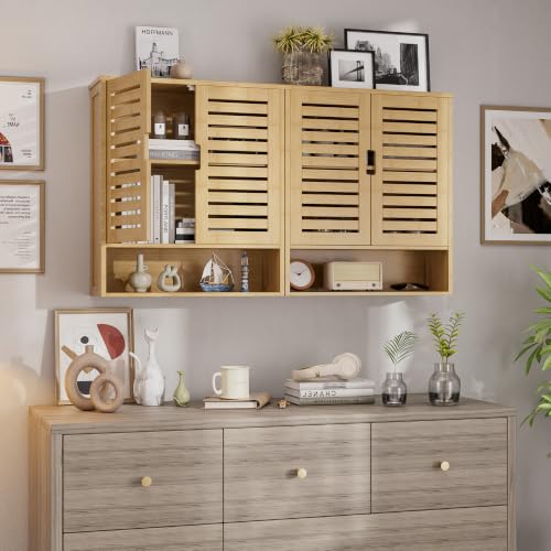 Bathroom Cabinet Wall Mounted (Natural)