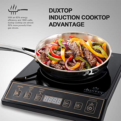 1800W Portable Induction Cooktop Countertop Burner
