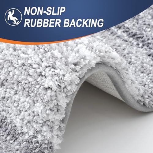 Bathroom Runner Rug 70x20 (70" X 20" / Light Grey)