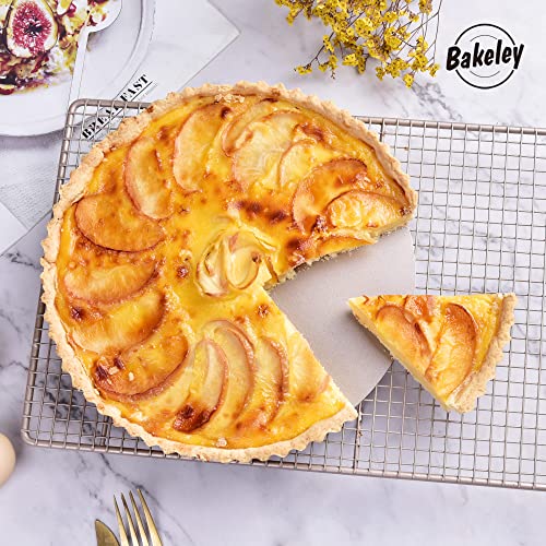 10 Inch Round Tart Pan with Loose Removable Bottom (10" Round (Champagne Gold))