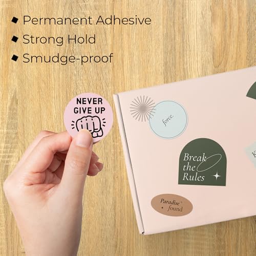Pink Thermal Labels (Pink / 735 Stickers)