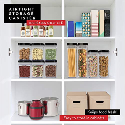 Pasta Storage Containers for Pantry Airtight (04 - 1.8 Liters (Set of 2))