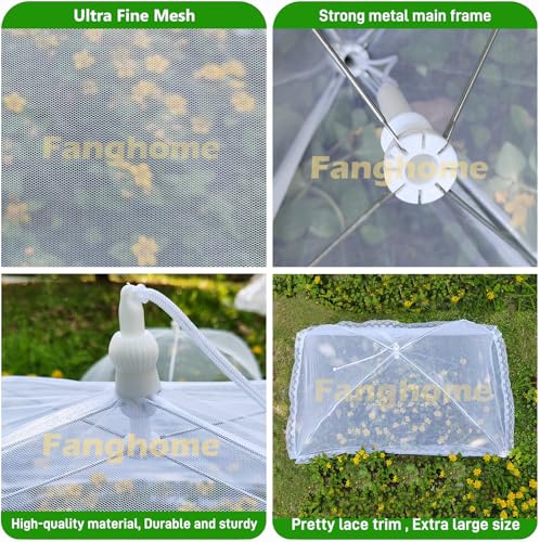 Mesh Food Covers for Outside (3 Pack 40"X24" Jumbo)