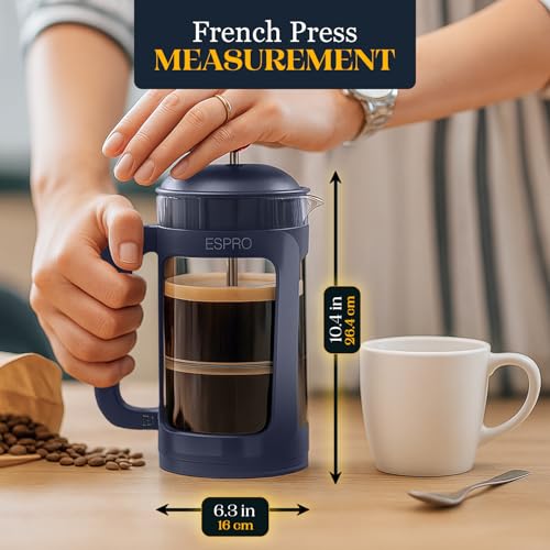 P3 French Press Coffee Maker (Blue / 32 oz)