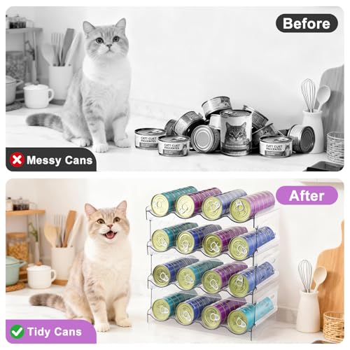 Cat Food Can Organizer 4 (4 Tier-4 Layer)