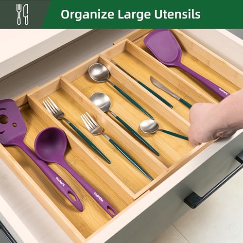 Drawer Organizer Kitchen Utensils (Natural / Medium)