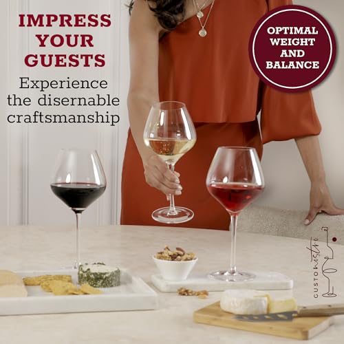 Crystal Wine Glasses Set of 2 (2 Count)