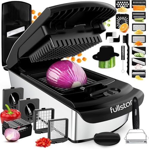 Pro Original Vegetable Chopper & Mandoline Slicer Kitchen Gadget (Stainless Steel / 14 in 1)