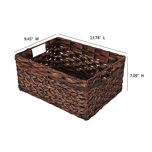 Rectangular Woven Storage Basket (Small)