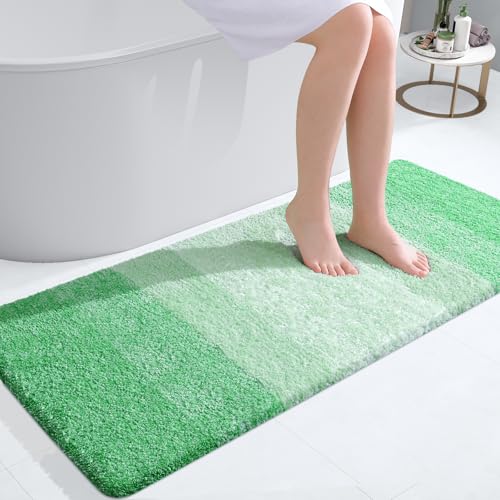 Bathroom Runner Rug 47x20 (47" X 20" / Green)