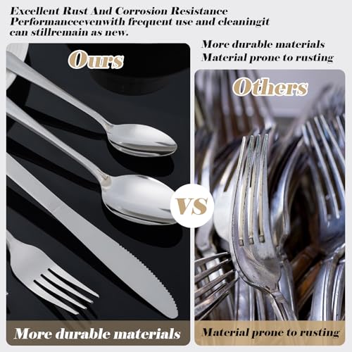 120PCS Windsor Silverware Set (120PCS Flatware Set)
