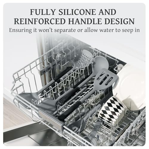 43 PCS Silicone Kitchen Utensils Set (Gray)