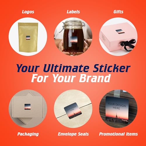 100 Custom Vinyl Stickers (100 Count)