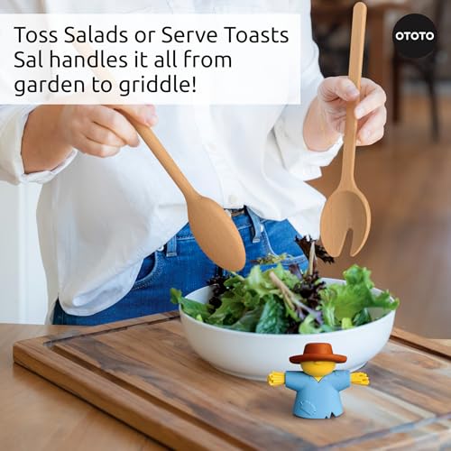 NEW OTOTO Sal Scarecrow Salad Tongs (Sal)