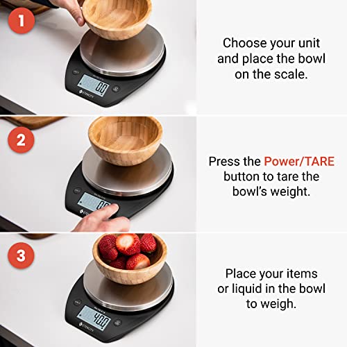 0.1g Food Scale (Dark Black / 11lb / 11lb)